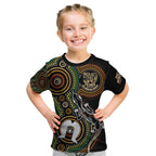50 Years of NAIDOC Week Indigenous Kid T Shirt Honor The Past - Grace The Present