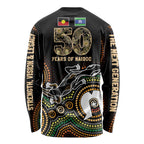 50 Years of NAIDOC Week Indigenous Long Sleeve Shirt Honor The Past - Grace The Present