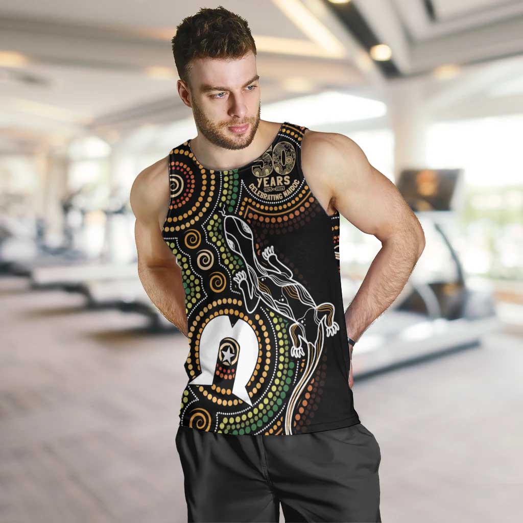 50 Years of NAIDOC Week Indigenous Men Tank Top Honor The Past - Grace The Present