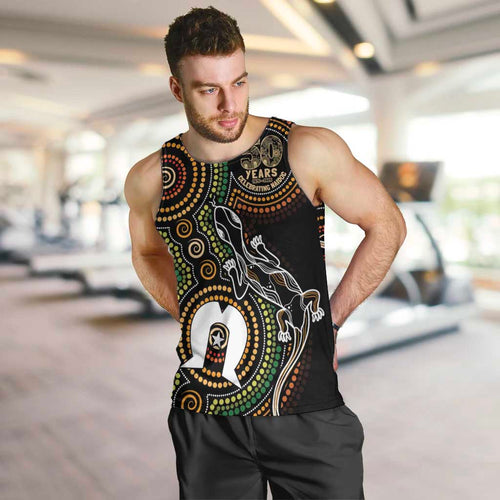 50 Years of NAIDOC Week Indigenous Men Tank Top Honor The Past - Grace The Present