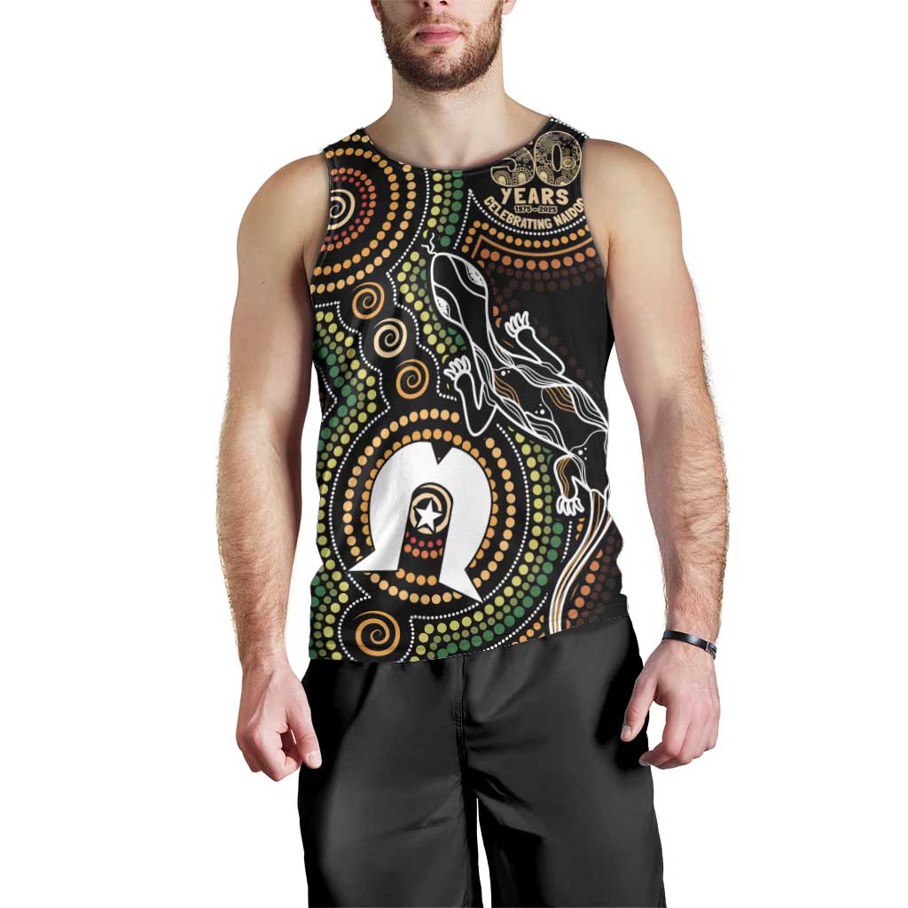 50 Years of NAIDOC Week Indigenous Men Tank Top Honor The Past - Grace The Present