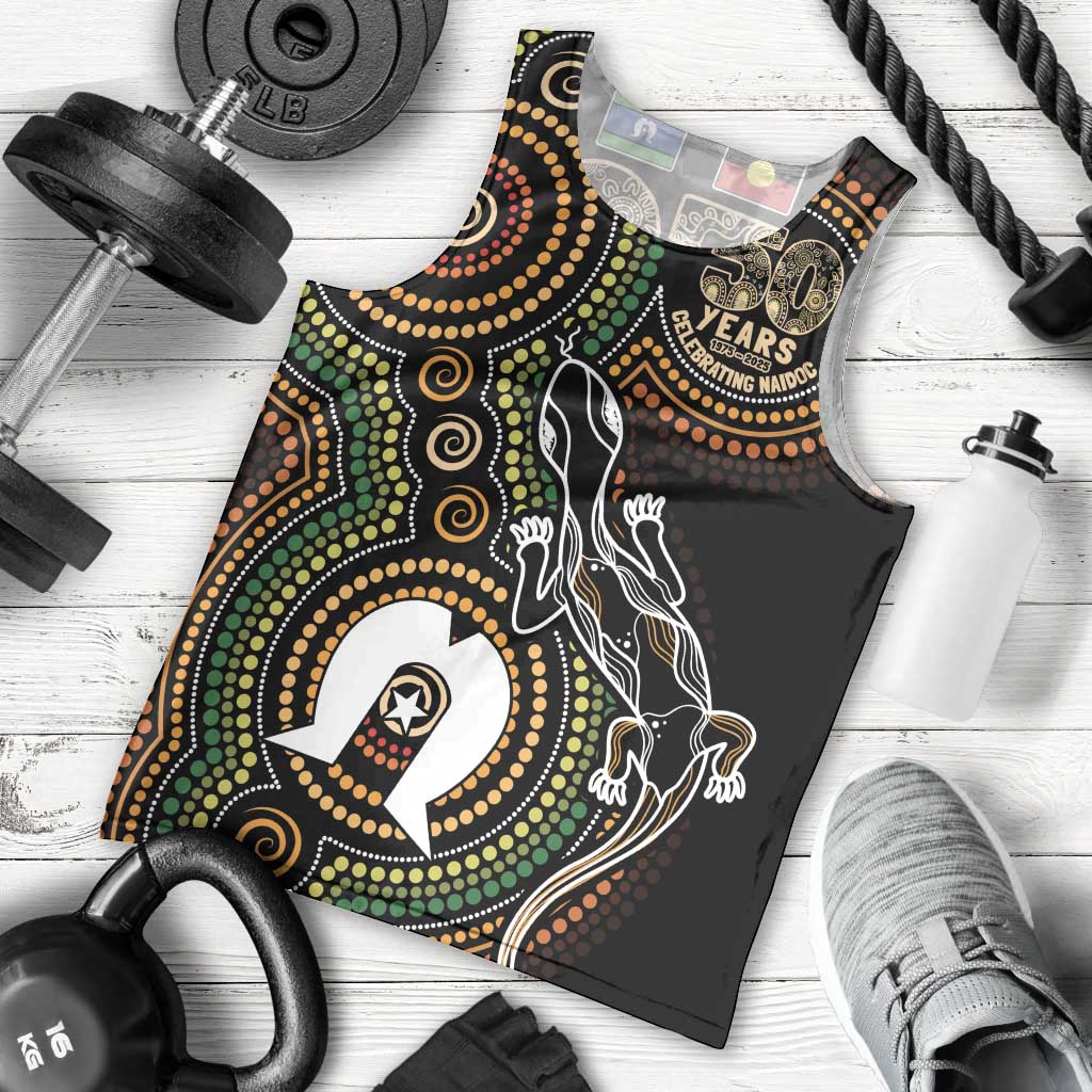 50 Years of NAIDOC Week Indigenous Men Tank Top Honor The Past - Grace The Present