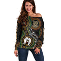 50 Years of NAIDOC Week Indigenous Off Shoulder Sweater Honor The Past - Grace The Present