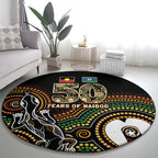 50 Years of NAIDOC Week Indigenous Round Carpet Honor The Past - Grace The Present