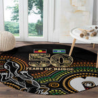 50 Years of NAIDOC Week Indigenous Round Carpet Honor The Past - Grace The Present