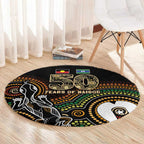 50 Years of NAIDOC Week Indigenous Round Carpet Honor The Past - Grace The Present
