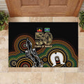 50 Years of NAIDOC Week Indigenous Rubber Doormat Honor The Past - Grace The Present