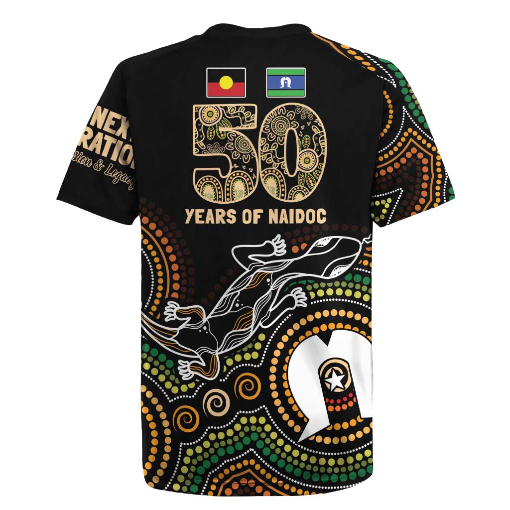 50 Years of NAIDOC Week Indigenous Rugby Jersey Honor The Past - Grace The Present