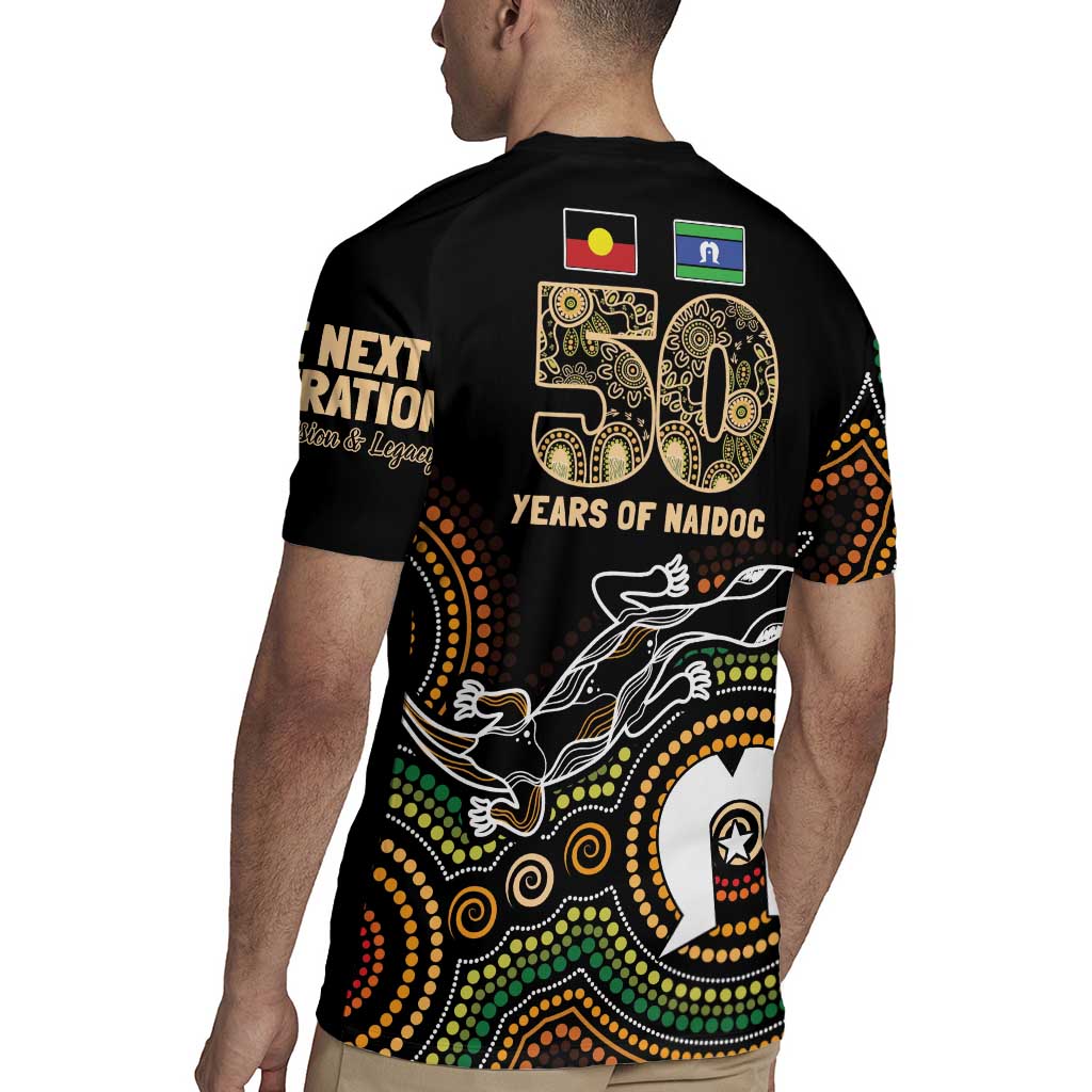50 Years of NAIDOC Week Indigenous Rugby Jersey Honor The Past - Grace The Present