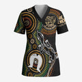 50 Years of NAIDOC Week Indigenous Scrub Top Honor The Past - Grace The Present - Aussie Hoodie