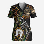 50 Years of NAIDOC Week Indigenous Scrub Top Honor The Past - Grace The Present - Aussie Hoodie