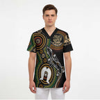 50 Years of NAIDOC Week Indigenous Scrub Top Honor The Past - Grace The Present - Aussie Hoodie