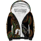 50 Years of NAIDOC Week Indigenous Sherpa Hoodie Honor The Past - Grace The Present