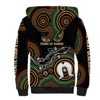 50 Years of NAIDOC Week Indigenous Sherpa Hoodie Honor The Past - Grace The Present