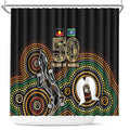 50 Years of NAIDOC Week Indigenous Shower Curtain Honor The Past - Grace The Present