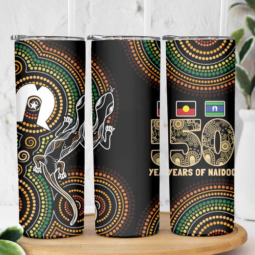 50 Years of NAIDOC Week Indigenous Skinny Tumbler Honor The Past - Grace The Present