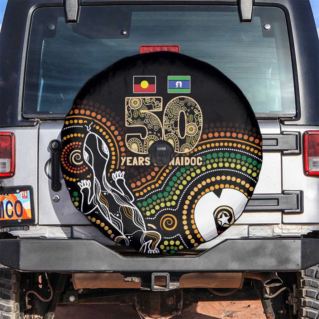 50 Years of NAIDOC Week Indigenous Spare Tire Cover Honor The Past - Grace The Present