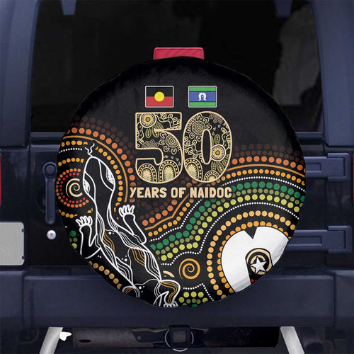 50 Years of NAIDOC Week Indigenous Spare Tire Cover Honor The Past - Grace The Present