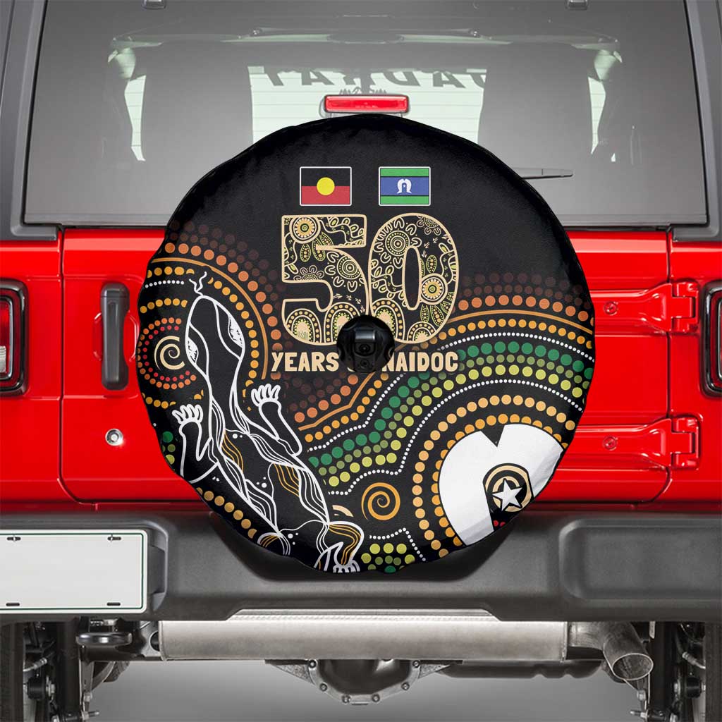 50 Years of NAIDOC Week Indigenous Spare Tire Cover Honor The Past - Grace The Present