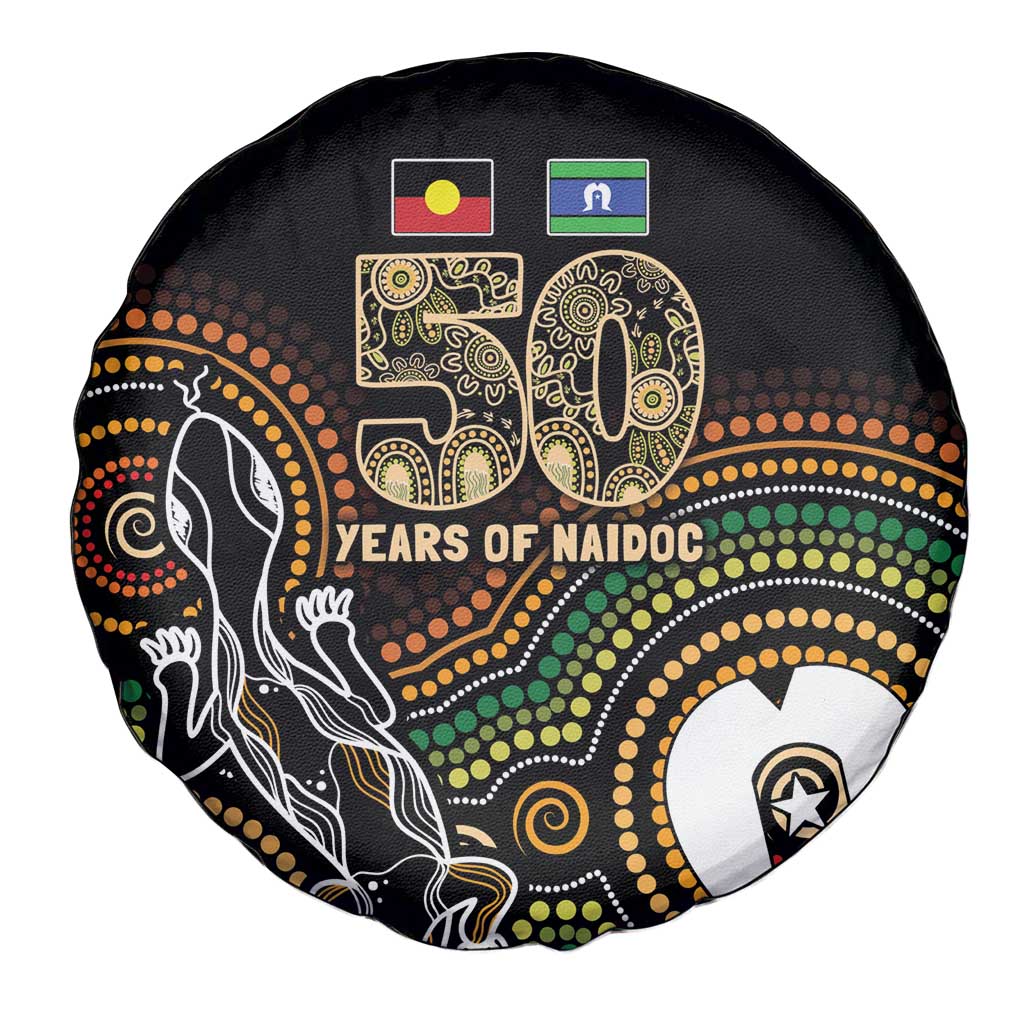 50 Years of NAIDOC Week Indigenous Spare Tire Cover Honor The Past - Grace The Present