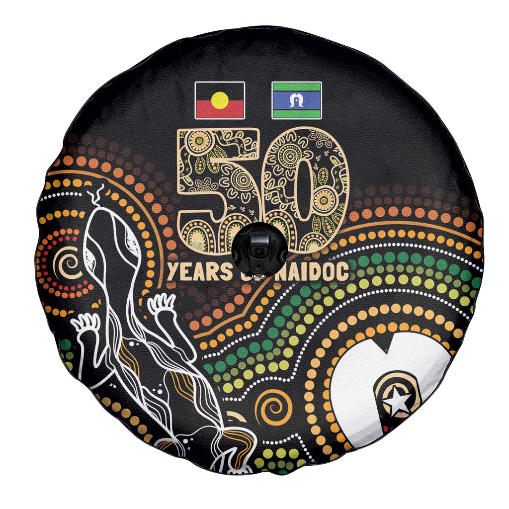 50 Years of NAIDOC Week Indigenous Spare Tire Cover Honor The Past - Grace The Present