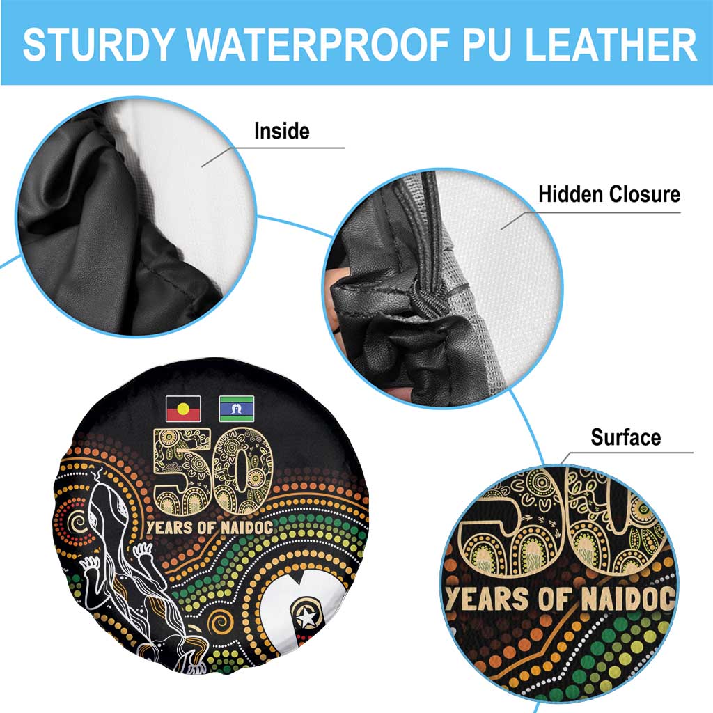 50 Years of NAIDOC Week Indigenous Spare Tire Cover Honor The Past - Grace The Present