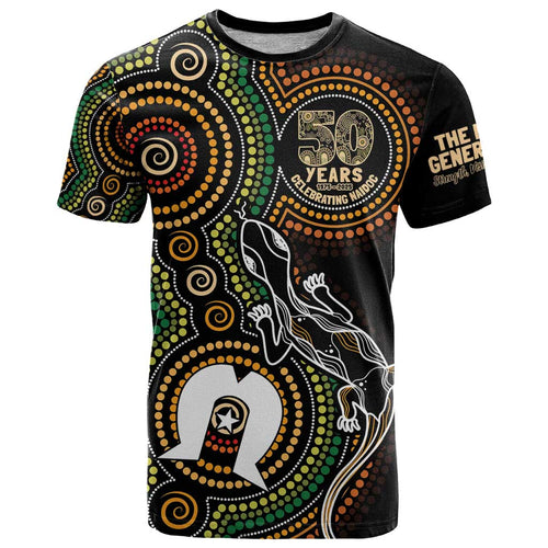 50 Years of NAIDOC Week Indigenous T Shirt Honor The Past - Grace The Present