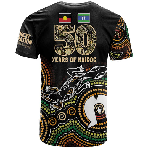 50 Years of NAIDOC Week Indigenous T Shirt Honor The Past - Grace The Present