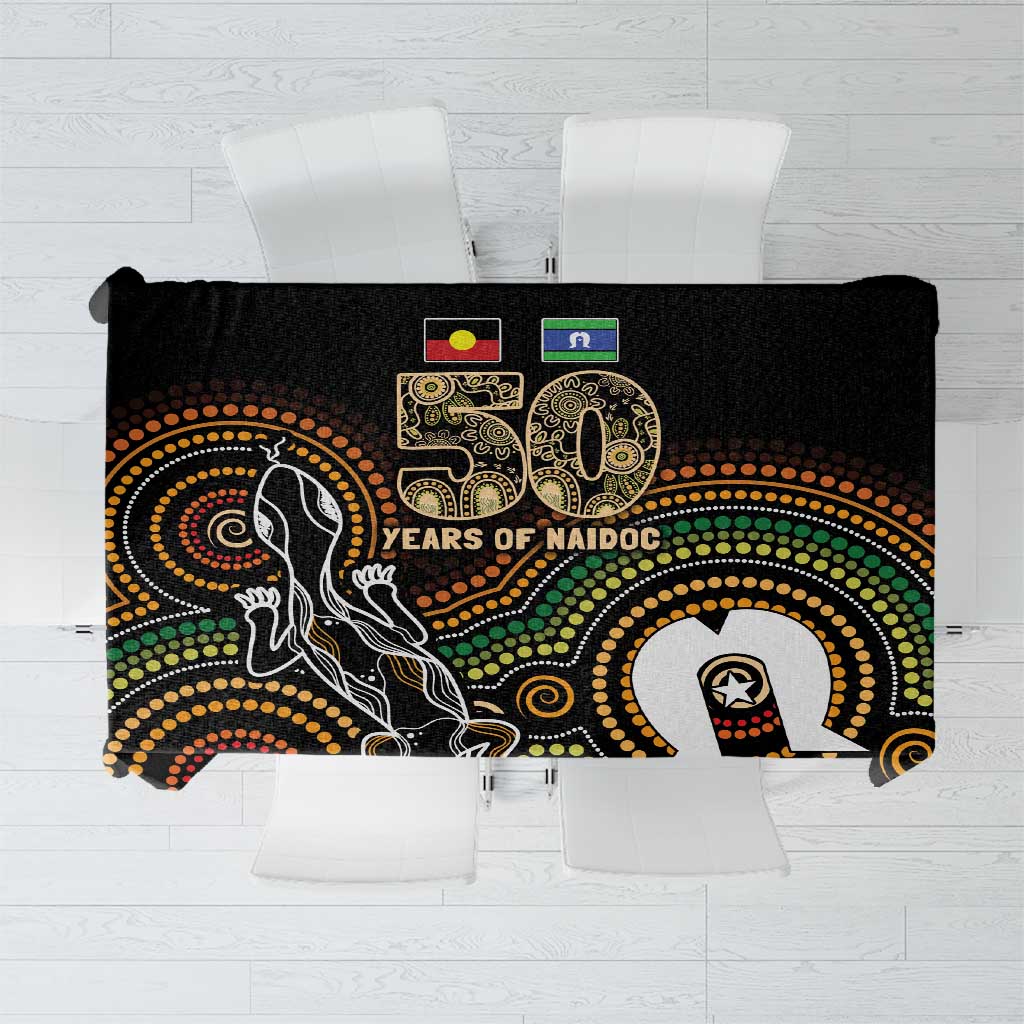 50 Years of NAIDOC Week Indigenous Tablecloth Honor The Past - Grace The Present