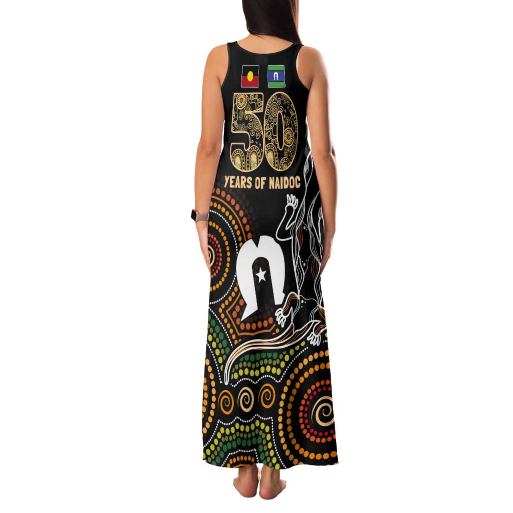 50 Years of NAIDOC Week Indigenous Tank Maxi Dress Honor The Past - Grace The Present