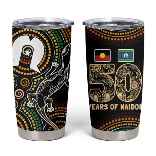 50 Years of NAIDOC Week Indigenous Tumbler Cup Honor The Past - Grace The Present