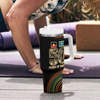 50 Years of NAIDOC Week Indigenous Tumbler With Handle Honor The Past - Grace The Present