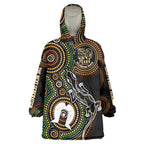 50 Years of NAIDOC Week Indigenous Wearable Blanket Hoodie Honor The Past - Grace The Present