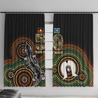 50 Years of NAIDOC Week Indigenous Window Curtain Honor The Past - Grace The Present
