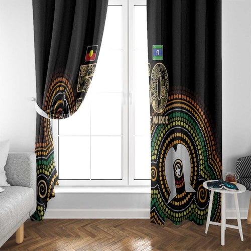 50 Years of NAIDOC Week Indigenous Window Curtain Honor The Past - Grace The Present