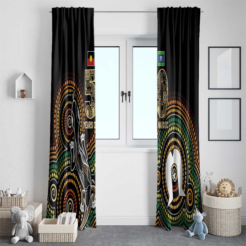 50 Years of NAIDOC Week Indigenous Window Curtain Honor The Past - Grace The Present