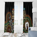 50 Years of NAIDOC Week Indigenous Window Curtain Honor The Past - Grace The Present