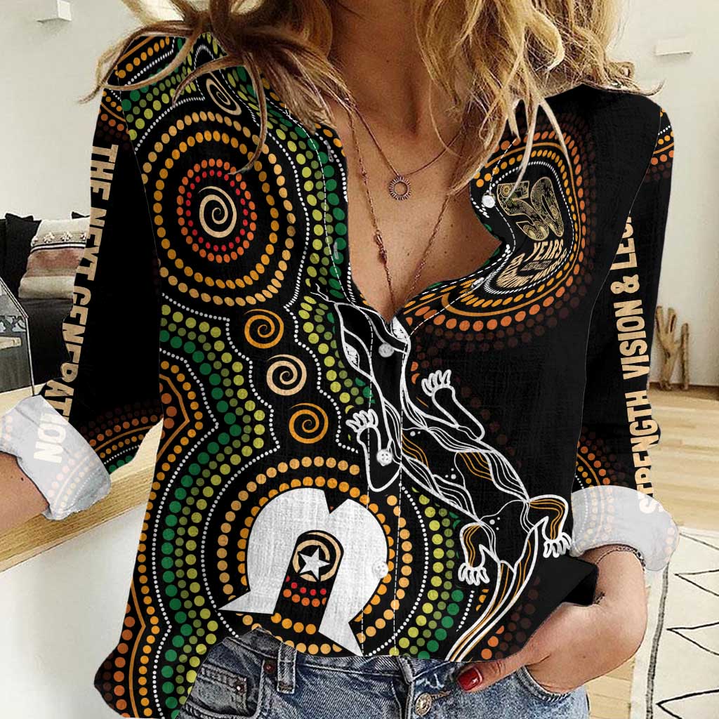 50 Years of NAIDOC Week Indigenous Women Casual Shirt Honor The Past - Grace The Present