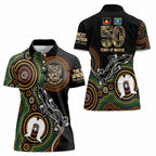 50 Years of NAIDOC Week Indigenous Women Polo Shirt Honor The Past - Grace The Present