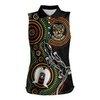 50 Years of NAIDOC Week Indigenous Women Sleeveless Polo Shirt Honor The Past - Grace The Present