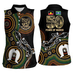 50 Years of NAIDOC Week Indigenous Women Sleeveless Polo Shirt Honor The Past - Grace The Present