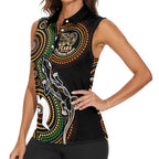 50 Years of NAIDOC Week Indigenous Women Sleeveless Polo Shirt Honor The Past - Grace The Present