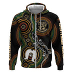 50 Years of NAIDOC Week Indigenous Zip Hoodie Honor The Past - Grace The Present