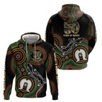 50 Years of NAIDOC Week Indigenous Zip Hoodie Honor The Past - Grace The Present