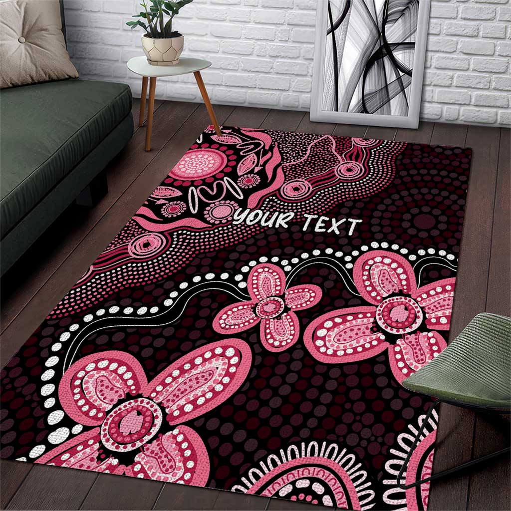 Honoring 50 Years of NAIDOC 2025 Personalised Area Rug Pink Power