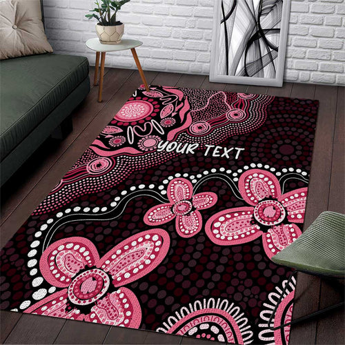 Honoring 50 Years of NAIDOC 2025 Personalised Area Rug Pink Power