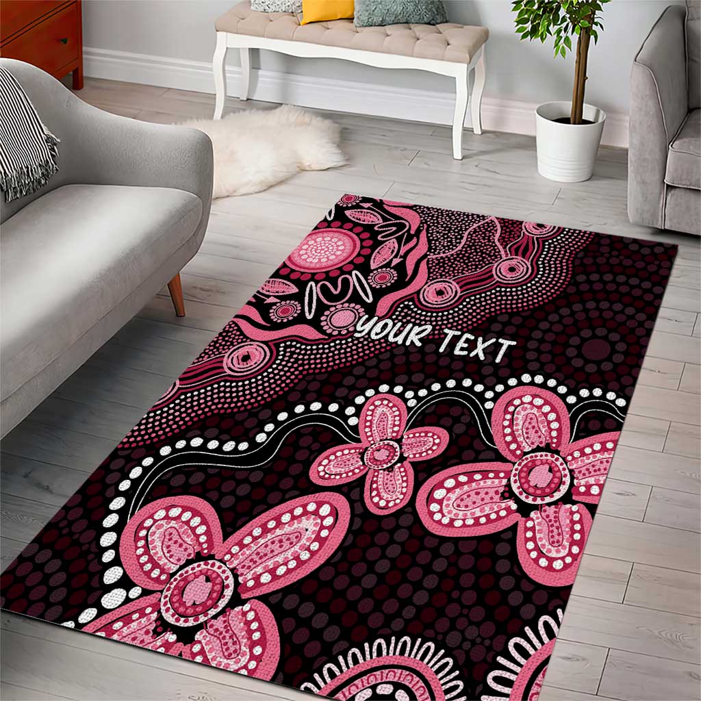 Honoring 50 Years of NAIDOC 2025 Personalised Area Rug Pink Power