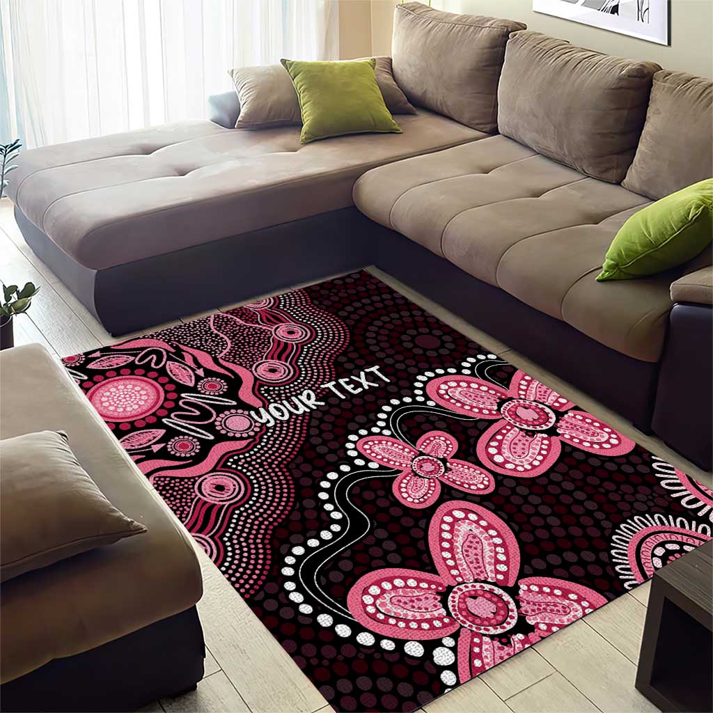 Honoring 50 Years of NAIDOC 2025 Personalised Area Rug Pink Power