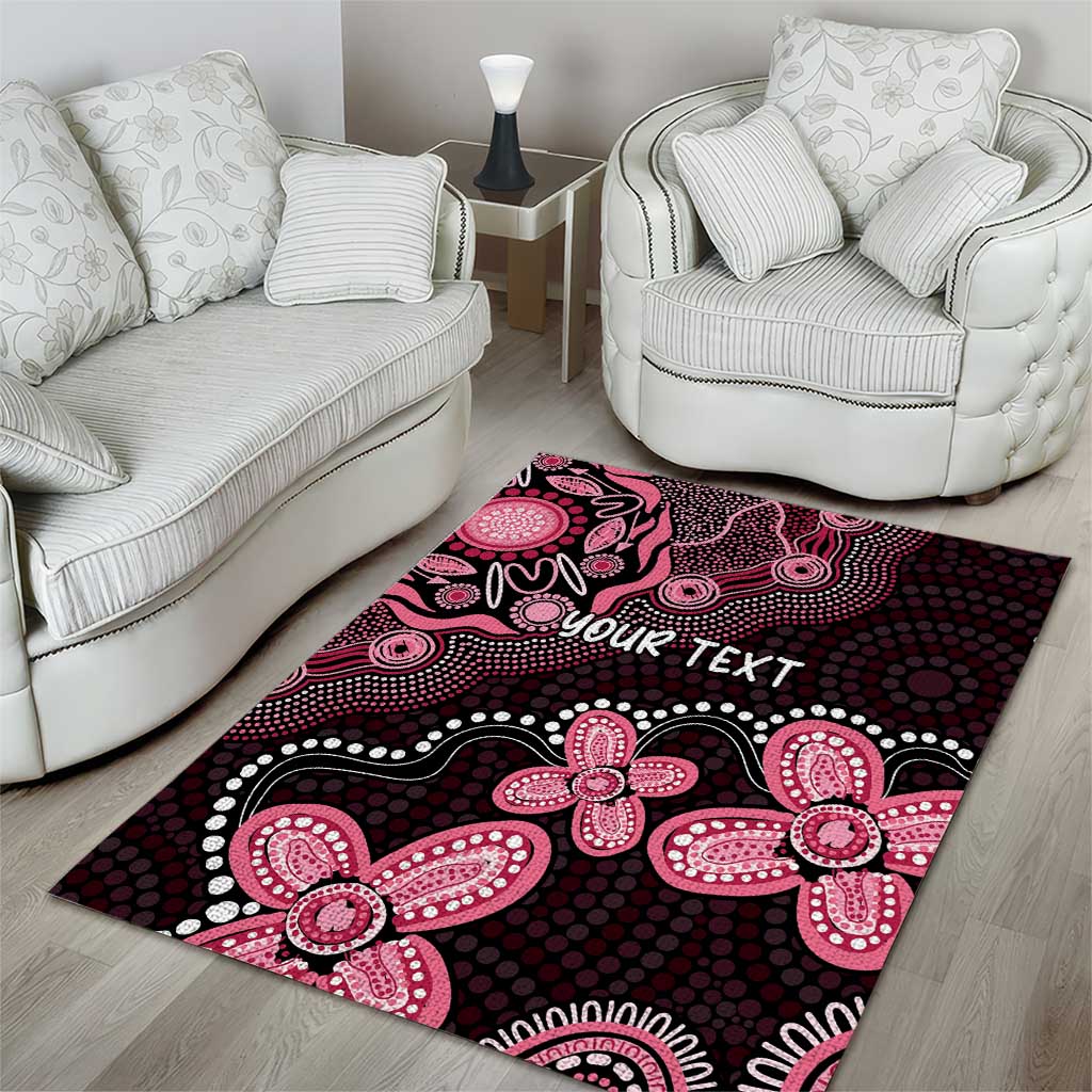Honoring 50 Years of NAIDOC 2025 Personalised Area Rug Pink Power