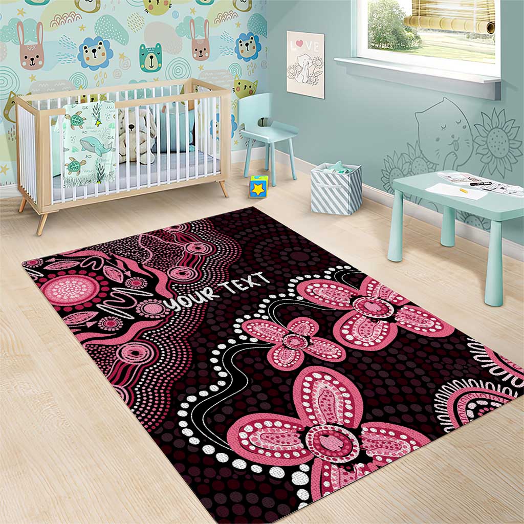 Honoring 50 Years of NAIDOC 2025 Personalised Area Rug Pink Power